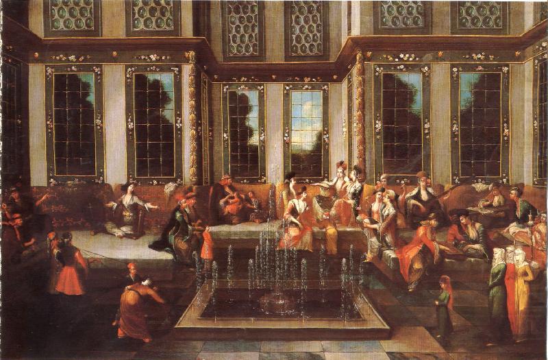 Reception dans un harem turc (mk32), Jan Baptiste Vanmour